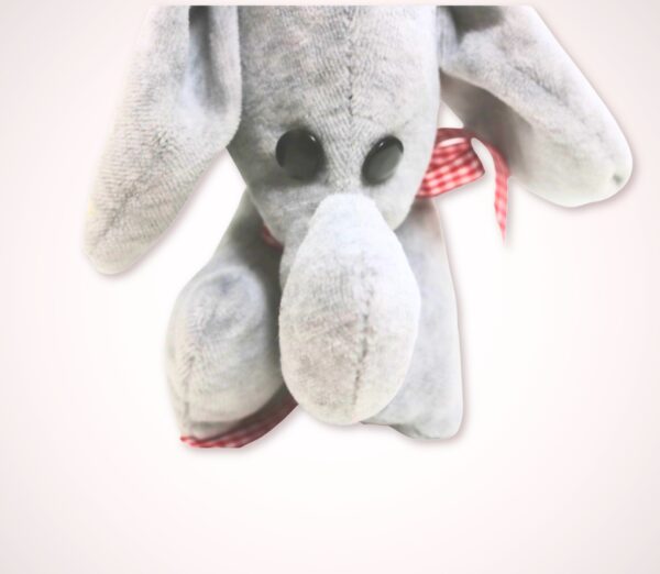 Draufsicht Plüschtier Elefant